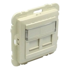 EFAPEL Logus90 fedél dupla RJ45 krém villanyszerelés