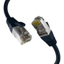 EFB CAT8.1 SCHWARZ 7,5m RJ45 PATCHKABEL S/FTP PIMF (EC020200306) kábel és adapter