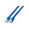 EFB RJ45 Flachpatchkabel U/FTP, Cat.6A, PVC, 2m, blau (K5545BL.2)