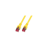 EFB RJ45 Patchkabel S/FTP, Cat.6, LSZH, 0,25m, gelb (K5511.0,25)