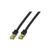 EFB RJ45 Patchkabel S/FTP,Cat.6A,LSZH,0,25m,schwarz (MK7001.0,25B)