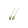 EFB RJ45 Patchkabel SF/UTP, Cat.5e, PVC, CCA, 3m, grau (K5455.3)