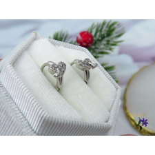  Effi XP beby fülbevaló kis szivecskével -rodium fülbevaló