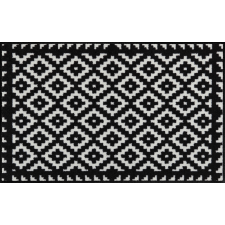 Efia GmbH Tabuk Black &amp; White 075x120 cm szennyfogó szőnyeg lakástextília