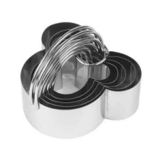  Egér fej formájú kiszúró 5db/csomag sütés és főzés