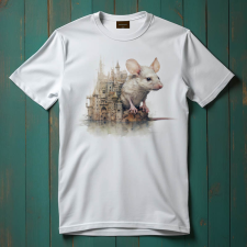  Egér póló (Férfi)(Áttetsző) férfi póló