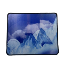 Egérpad, gumírozott talp, TB24753, csúszásmentes, vízálló, 250x300x3mm, felhős, jéghegyes mintával asztali számítógép kellék