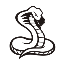  Egészalakos kígyó autó matrica fekete #295 matrica