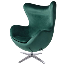  EGG WIDE VELVET karosszék sötétzöld. 18 - bársony, alap acél bútor