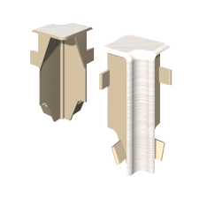 Egger Szegélyléc Belső sarkok Tölgy fehér 2 darab élvédő, sín, szegélyelem