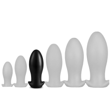 EggPlay Sárkánytojás puha szilikon seggdugó NOIR L anál