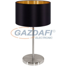 EGLO 31627 Text. asztali E27 60W fekete Maserlo világítás