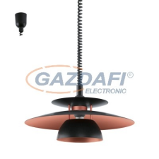 EGLO 31666 Húzós függ.E27 60W fekete/réz Brenda világítás