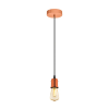 EGLO 32539 függeszték E27 1x60W csiszolt vörösréz/fekete Yorth