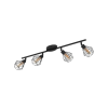 EGLO 32767 LED mennyezeti lámpaG9 4x3W fekete/borostyán Zapata