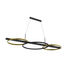 EGLO 390087 LED függeszték/3 fekete/arany Lanacera világítás