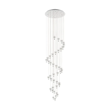 EGLO -39545 PIANOPOLI 1 Króm színű Függeszték 40xLED 72W IP20 világítás