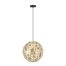 EGLO 39755 Függ E27 1x60W 41cm fekete/réz Skoura világítás