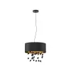 EGLO 39845 Függ E27 3x16W fekete/üveg Escuela