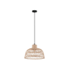 EGLO 43285 Függeszték E27 1x40W 37cm natúr Ausnby