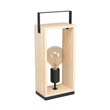 EGLO 43415 Asztali E27 1x40W fekete/fa Famborough világítás