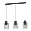 EGLO 43626 Függeszték E27 3x40W fekete Milligan