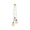 EGLO 43683 Függ.E27 3x60W 31cm csiszréz Tarbes