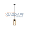 EGLO 49473 függeszték E27 1x60W fekete/fa Littleton