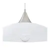 EGLO 91496 Függ. E27 1x60W m.nikkel/fehér Lazolo
