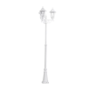 EGLO 93454 Kültéri álló E27 3x60W m:220cm d:56cm alumínium öntvény fehér, átlátszó üveg IP44 Navedo