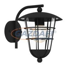 EGLO 94841 Kültéri fali le E27 1x60W fekete Pulfero kültéri világítás