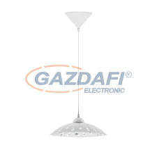 EGLO 96073 Függeszték E27 1x60W fehér/kristály Vetro világítás