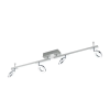 EGLO 96182 LED mennyezeti 4x3,2W+2x3,3W alumínium/króm Cardillio1