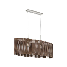 EGLO 96201 Függeszték E27 2x60W 77cm sötétbarna Sendero világítás