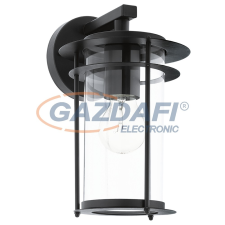 EGLO 96239 Kültéri fali E27 1x60W IP44 fekete Valdeo kültéri világítás