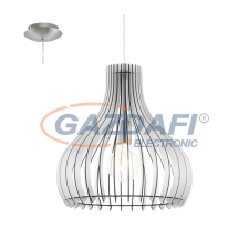 EGLO 96257 Függeszték E27 1x60W 38cm fehér Tindori világítás
