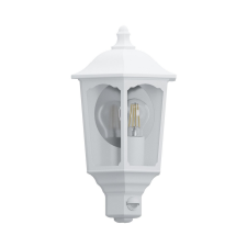 EGLO 97258 - érzékleős kültéri fali lámpa MANERBIO 1xE27/60W/230V fehér kültéri világítás