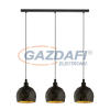 EGLO 97846 függeszték E14 3x40W fekete/arany Roccaforte