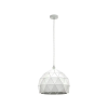 EGLO 97855 függeszték E27 1x60W 40cm fehér Roccaforte