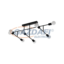 EGLO 98035 mennyezeti E27 8x40W fekete Belsiana világítás