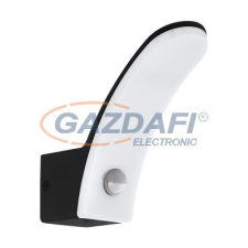 EGLO 98149 LED kültéri fali lámpa 11W fekete/fehér mozgásérzékelős Fiumicino kültéri világítás