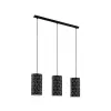 EGLO 98353 Függeszték E27 3x40W fekete Ramon