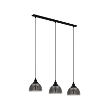 EGLO 98384 Függeszték E27 3x60W fekete Beleser világítás