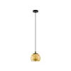 EGLO 98524 függeszték E27 1x40W19cm fekete/arany Albaraccin
