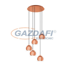 EGLO 98595 Függeszték E27 5x28W vörösréz Rocamar1 világítás