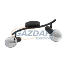EGLO 98625 Fali/mennyezeti lámpa E14 2x28W fekete Pollica világítás