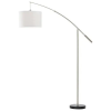 EGLO Állólámpa E27 1x60Wmnikkel/fehérNadina