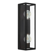 EGLO AMEZOLA fekete LED fali lámpa (EG-99124) E27 2 izzós IP44 világítás