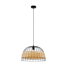 EGLO ANWICK FÜGGESZTÉK E27 1X40W FEKETE/RATTAN világítás