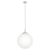 EGLO Asztali E27 1*60W 20cm ezüst/opál Rondo